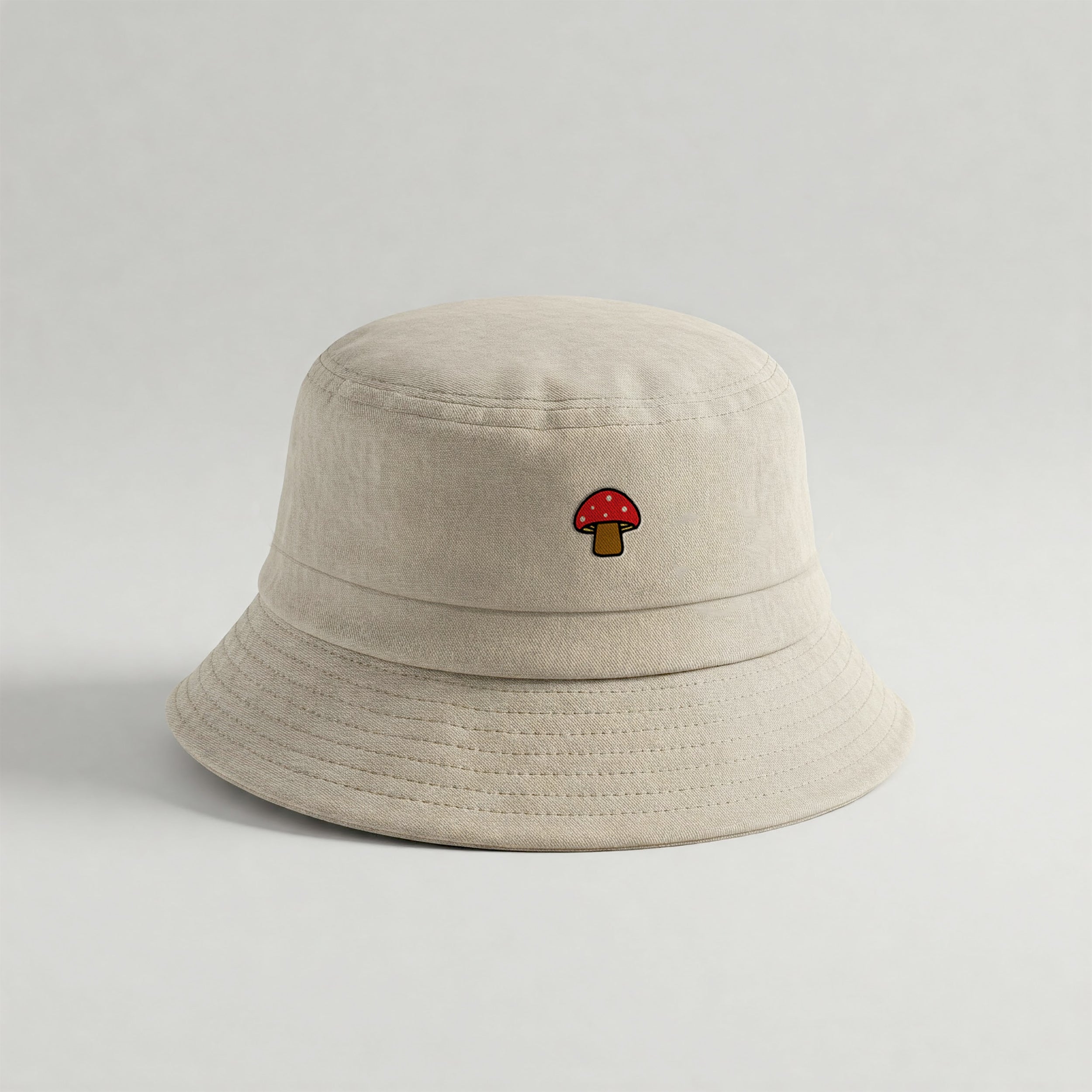 Litte Mushroom Baby Bucket Hat | Sun Safe