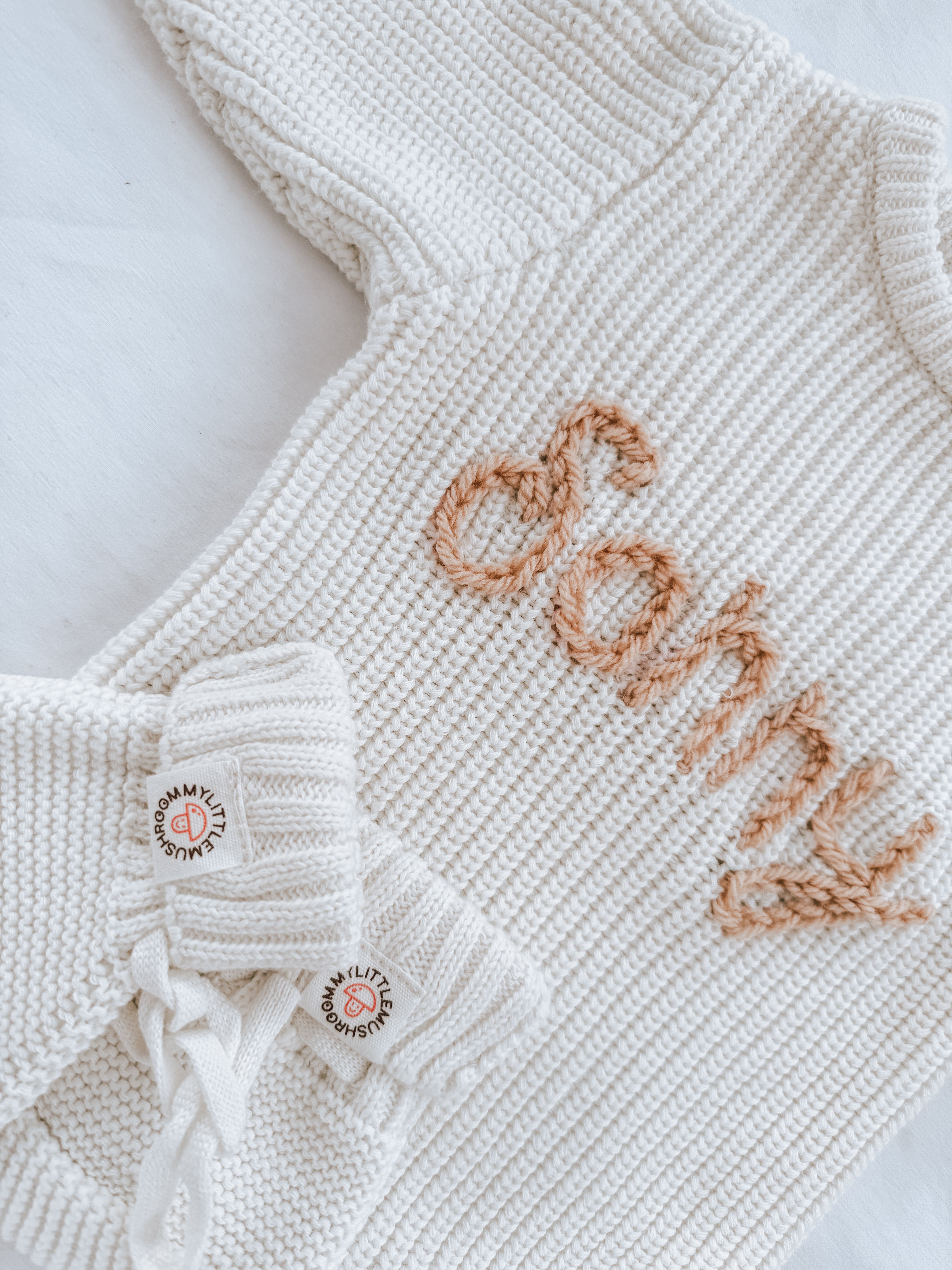 Newborn Knit Romper | Personalised